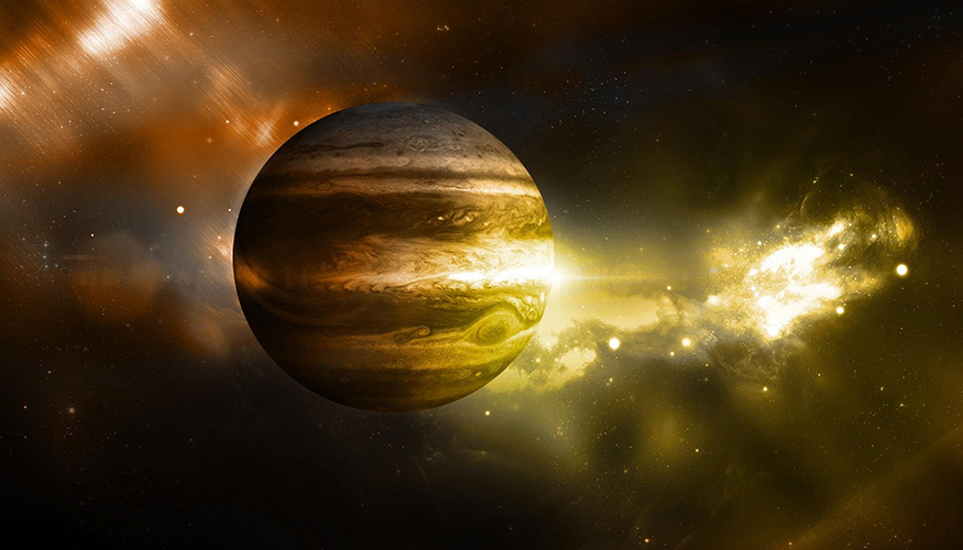 作为一颗行星,木星不仅是太阳系中最大,而且还是最老