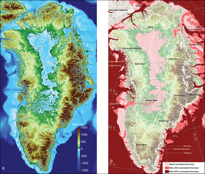 研究表明格陵兰岛的冰川在加速消融