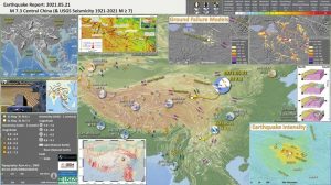2021年5月21日中国青藏高原地区同一天相隔约4小时发生两个地震:云南漾濞M6.4 与青海玛多M7.4地震