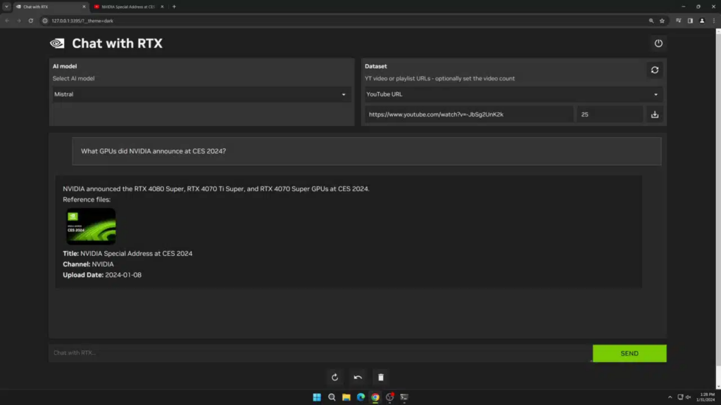 Chat with RTX:在本地运行自己的AI聊天机器人